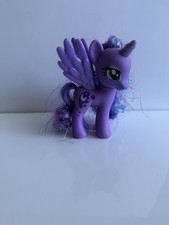 Vintage 1980s My Little Pony G1 Pink Pony with Purple Glitter Hair and Floral Symbol — listing 6