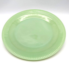 Fire-King Jane Ray Jadeite 12-Piece Set with Fiesta Yellow Plates, listing 3