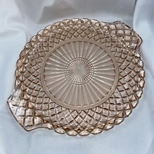 Anchor Hocking Pink Depression Glass "Waterford Waffle" 6-inch Berry Bowl — listing 5