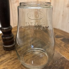 Antique Tubular Barn Lantern with Red Globe (Universal marked) — listing 5
