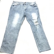 Chic Soul Plus Size Dark Wash Skinny Jeans, Size 24 — listing 5