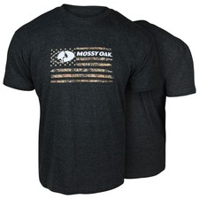 Mossy Oak Logo Graphic T-Shirt, Charcoal Gray, Size XL — listing 2