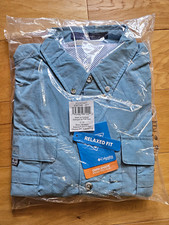 Columbia PFG Bahama Vented Fishing Shirt, Light Blue — listing 5