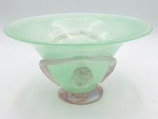 Signed Studio Art Glass Iridescent Oil Lamp with Pulled-Feather Decoration — listing 6