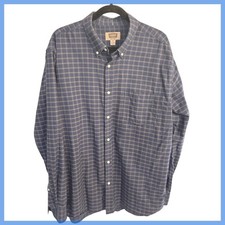 The Foundry Supply Co. Men's Long-Sleeve Windowpane Check Button-Down Shirt, Size 2XLT — listing 4