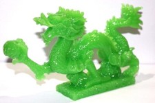 Large Chinese Style Red Dragon Figurine Statue with Wing Detail — listing 6