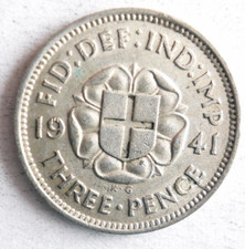 Antique George V Silver Threepence Coin Bracelet — listing 4