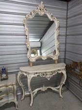 White Fine Furniture French Provincial Two-Drawer Nightstand / Side Table with Lower Shelf — listing 6