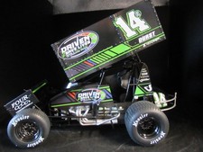 Die-Cast Winged Sprint Car #32 Race Car Model with Top Wing — listing 3