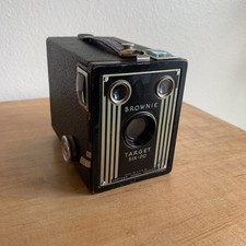 Kodak Target Brownie Six-20 Box Camera, Black — listing 5