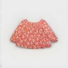 Chaps Pastel Paisley Peasant Blouse, Size S — listing 4
