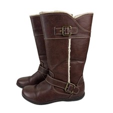 b.o.c. Born Concept Girls' Tall Riding Boots, Black Faux Leather, Size 9M (Youth) — listing 3