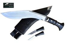 Pair of Decorative Nepalese Gurkha Kukri Knives with Ornate Sheaths — listing 5