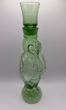 Green Glass Figural Nutcracker Soldier Apothecary Jar with Stopper — listing 3