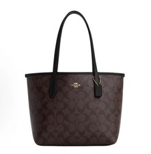 Coach City Tote in Signature Canvas with Butterfly Print — listing 2