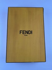 Fendi Yellow Empty Wallet/Accessory Box with FF Logo Tissue Paper — listing 6