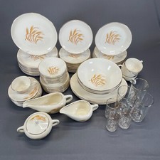 Homer Laughlin Golden Wheat Pattern Plates, Set of 2, listing 4