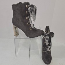 X2B Nude Block Heel Ankle-Strap Sandals, Size 10, Zipper Back — listing 5