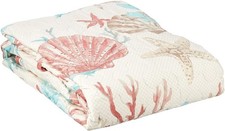 Coastal Coral Reef Print Decorative Throw Pillow — listing 3