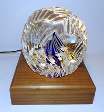 Rollin Karg Signed Dichroic Art Glass Disc Sculpture, 2006 — listing 6