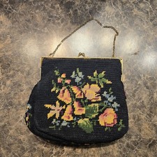 Vintage Jolles Original Blue Handbag with Chain Strap — listing 6