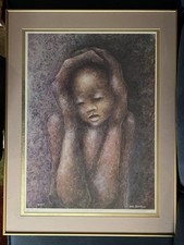 Hand-Signed Artwork/Pottery Piece Signed "Blanton" Dated 1989