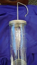 Antique Wesson Oil Mayonnaise Maker Glass Jar with Metal Dasher/Whisk and Recipe Embossing — listing 5