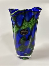 Hand-Blown Ruffled Handkerchief Glass Vase — listing 6