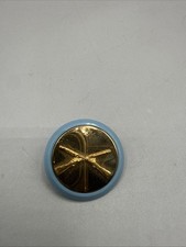 WWII US Army Enlisted Infantry Crossed Rifles Collar Disc Insignia — listing 2