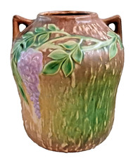 Roseville Pottery Vessel (base only shown), impressed 'Roseville U.S.A.' with shape number — listing 3