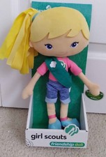 Girl Scouts Plush Doll with Green Sash and Yellow Yarn Hair — listing 2