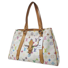 Louis Vuitton x Takashi Murakami Monogram Multicolore Black Aurelia MM Tote Handbag — listing 6