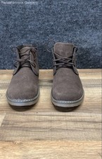 Kenneth Cole Reaction Men's Brown Leather Chukka Boots, Design 21525, Size 8M — listing 6