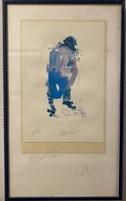 Framed Abstract Expressionist Print with Signature and Numbering — listing 5