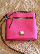 Vintage Dooney & Bourke All-Weather Leather Tan Flap Crossbody Bag — listing 5