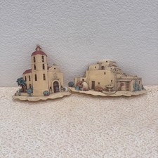 Southwestern Adobe Church Watercolor Prints, Framed Set of 4 — listing 5