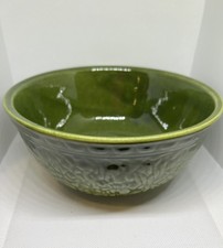 Haeger Pottery #404 Green Glazed Diamond Lattice Ceramic Planter Pot, 5" x 4.75" — listing 3
