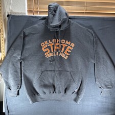 Russell Oklahoma State Cowboys Black & Orange Athletic T-Shirt, Men's L — listing 5