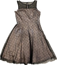 Jessica Howard Evenings Black & White Polka Dot Strapless Tulle Cocktail Dress, Size 12 — listing 6
