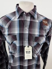 Vintage Ely Cattleman Men's Western Pearl-Snap Shirt, Serape Stripe, Size XL — listing 3