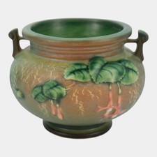 Roseville Pottery Fuchsia Pattern Blue Jardiniere — listing 2