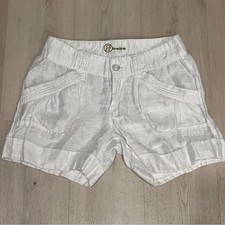 Bebe Electric Blue Cotton Cut-Off Denim Short Shorts, Size 27 (US 4) — listing 3