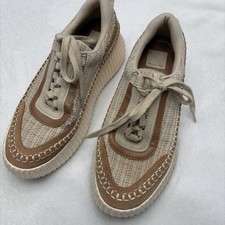 Dolce Vita Dolen Crochet Platform Sneaker, Women's Size 10, Cream/Sand — listing 5