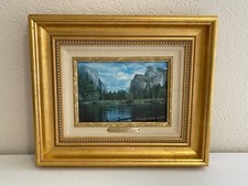 Yosemite Falls - Winter's Reward, Framed Landscape Print by Christine White Loberg Textured brushstrokes / raised paint — listing 2