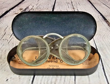 Vintage Willson Safety Goggles with Wire Mesh Side Shields and Original Enameled Metal Case — listing 2