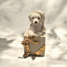 Lenox Golden Christmas Pup Porcelain Figurine — listing 2