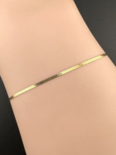 Gold-Tone Herringbone Chain Bracelet with Assorted Fine Chains Lot — listing 3