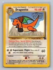 Dragonite Black Star Promo #5 (Kids WB Presents Pokemon The First Movie) 1999 Wizards — listing 6