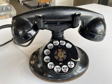 Western Electric Model 202 Cradle Rotary Desk Telephone with Round Base — listing 5