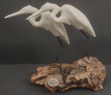 John Perry Burlwood Sculpture with Signature Medallion, listing 2